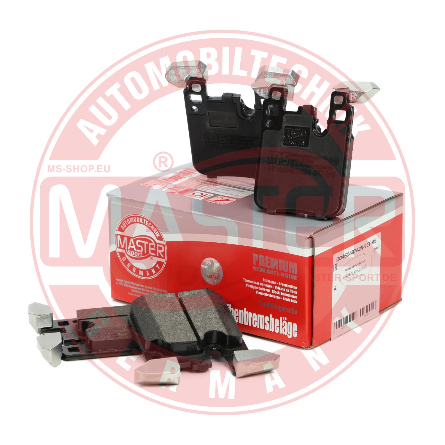 Placute frana MASTERSPORT GERMANY 13046048742N-SET-MS